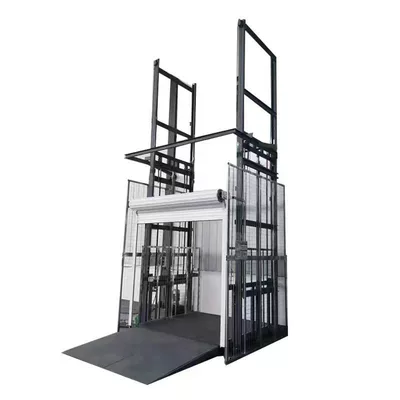 Cargo elevator workshop workshop cargo hydraulic lifting platform high load capacity door-to-door installation rail type lifting ladder (Avtomobil fırlanan platformaları) - customization