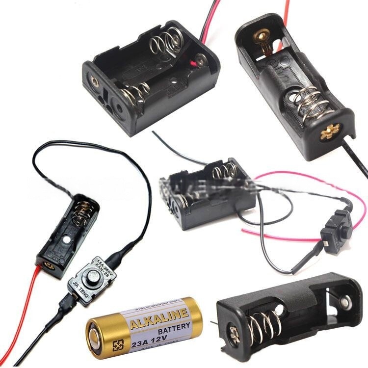 12V23A battery holder 27A battery box 23A battery box with switch with wire pin L1028 battery box 12V23A battery holder 27A battery box 23A battery box with switch with wire pin L1028 battery box