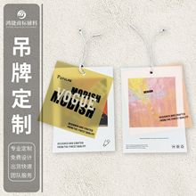 PVC女装吊牌定制 服装半透明挂牌标签定做 塑料彩色软胶吊卡订制