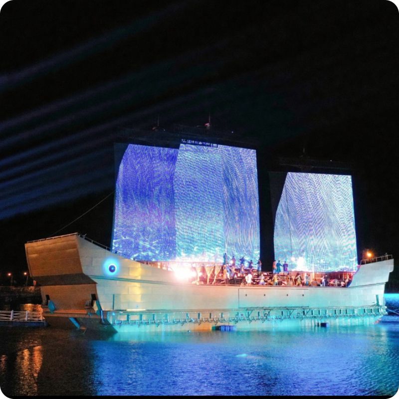 Cross-border LED grid screen breakpoint continued 512 full-color outdoor advertising display color screen ultra-thin light-transmitting grid screen Cross-border LED grid screen breakpoint continued 512 full-color outdoor advertising display color screen ultra-thin light-transmitting grid screen