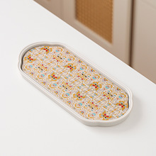 蝶念花海棠干泡功夫茶具家用小型泡茶台客厅办公泡茶喝茶托盘茶盘