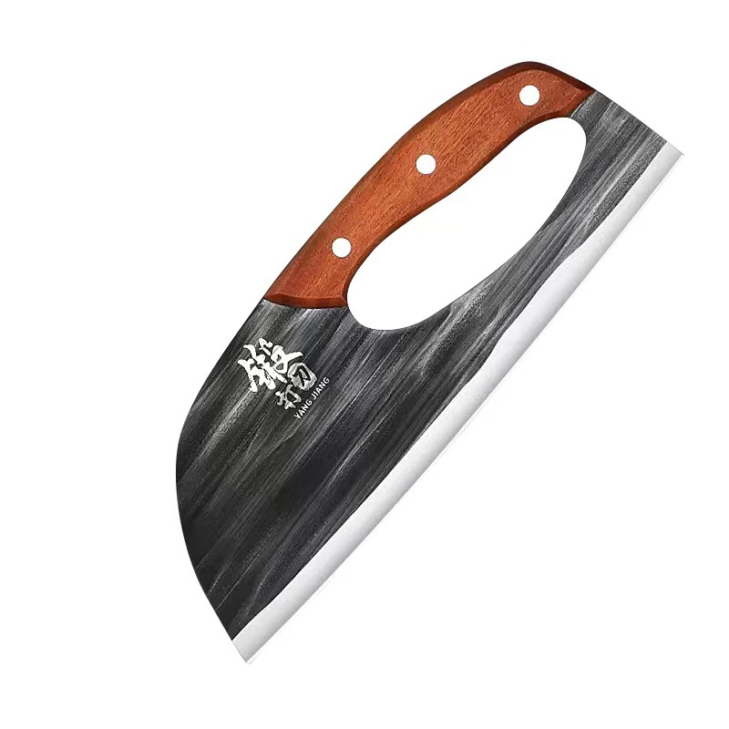 Cuchillo de cocina que ahorra trabajo Cuchillo de corte de nuevo estilo para el hogar Cuchillo de carne especial para el chef El acero inoxidable se puede enviar de una pieza