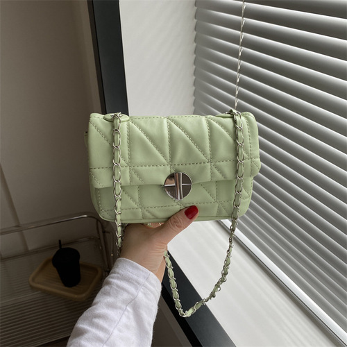  Summer New Fashion PU Chain Strap Bag Shoulder Crossbody Small Purse Women's Bag Support Large Wholesale Mixed Batch