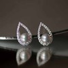 Cute advanced earrings from pearl, high-quality style, simple and elegant design