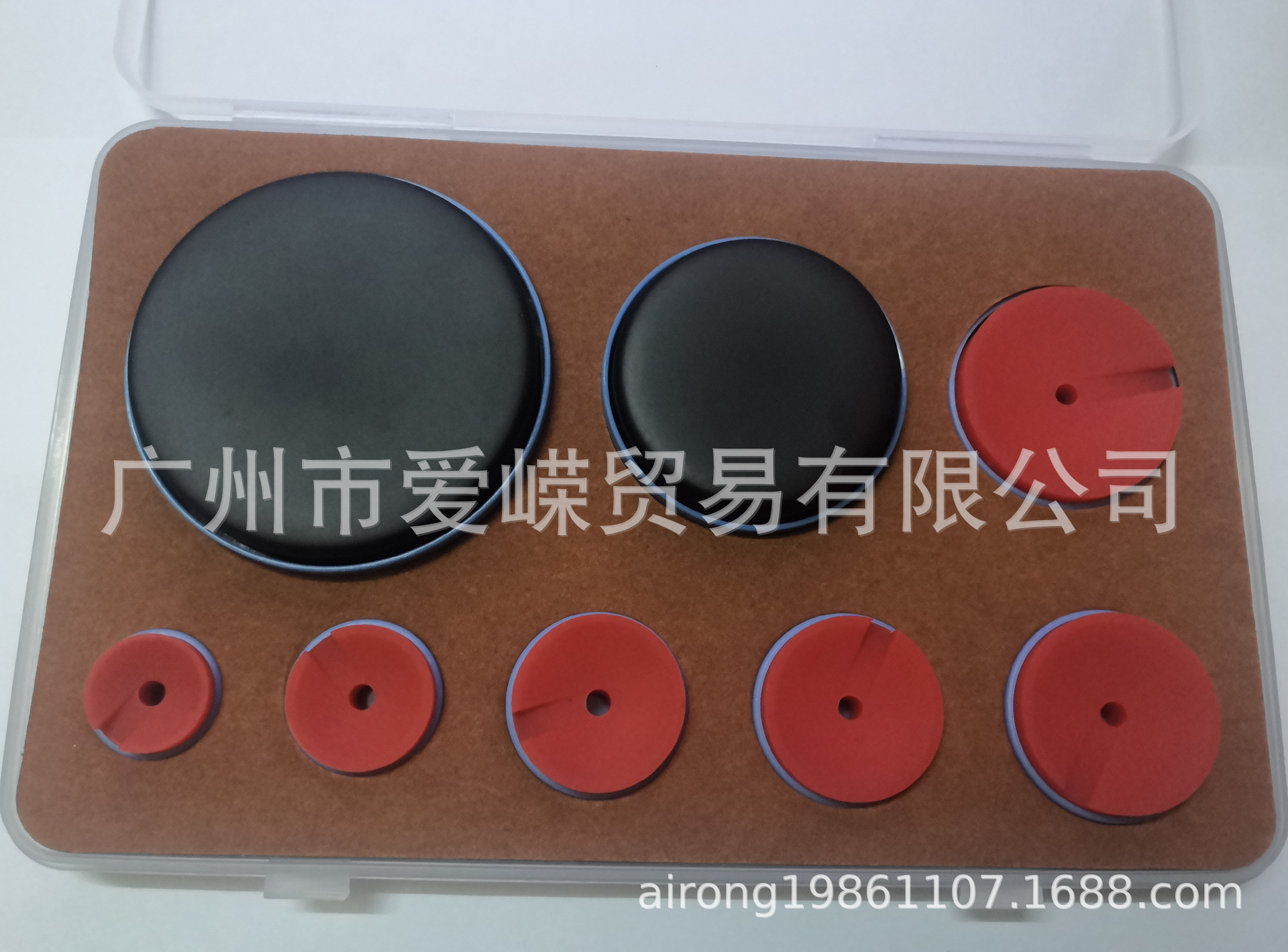 钟表工具 手表机芯胶垫套装 8件套机芯皮胶垫套装 手表机芯皮垫