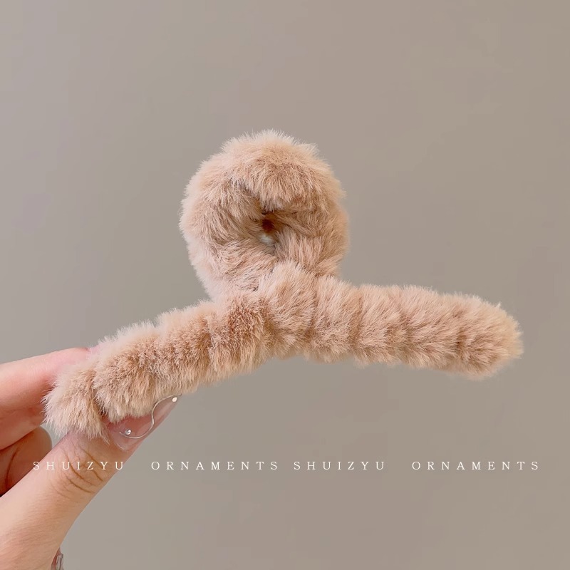 Clip de agarre Clip de tiburón grande para mujer Sensación de alto nivel en la parte posterior de la cabeza Horquilla para el cabello Clip de agarre para el cabello Tocado Horquilla 2025 Nuevo