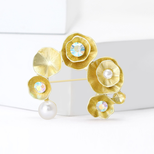 matte brooch