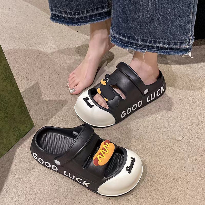 Sandalias de verano 2024, suela gruesa y blanda, cómodas y elegantes