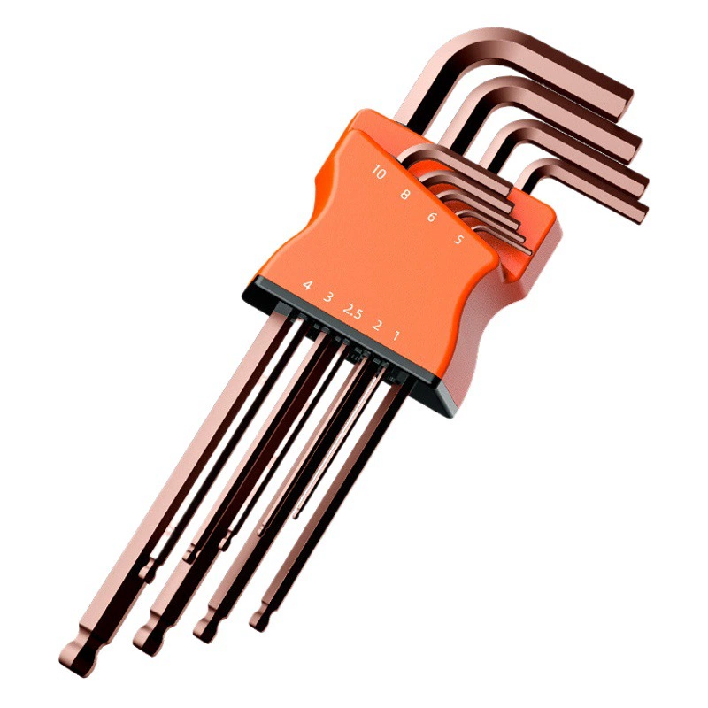 Шестигранный ключ подходит комбинированный сливовый ключ 6 призматических ручных шариковых головок с плоской головкой Набор шестигранных отверток инструмент