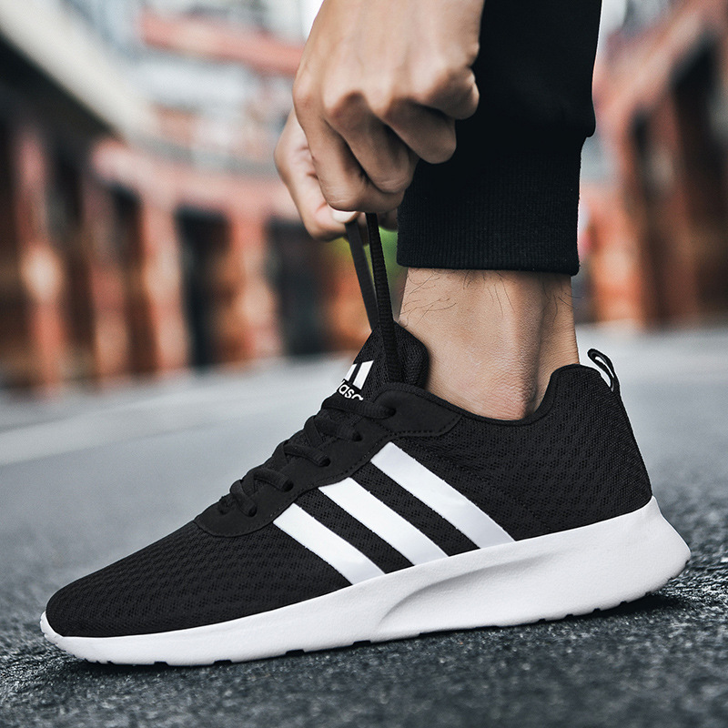 Men's Shoes Sports Shoes 2025 New Das Autumn Breathable Mesh Adidas Running Shoes Men's Anti-Slip Hollow Shoes