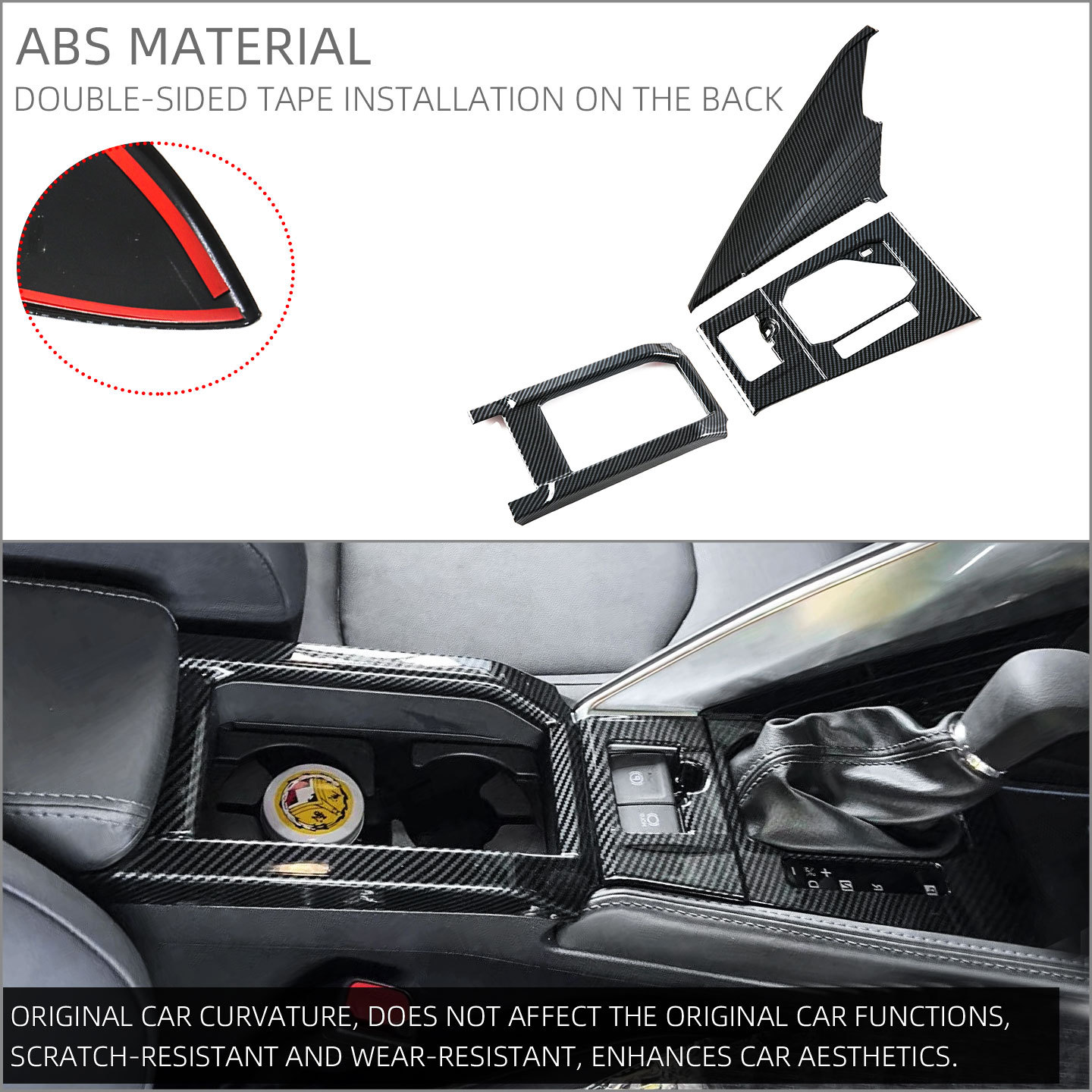 Suitable for 24 Models of Toyota Yaris Yaris Cross Center Console Cup Holder Gear Frame Gear Interior Modification Accessories
