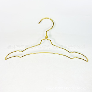 Hotel hotel home high-grade iron hanger wholesale gold metal hanger wholesale