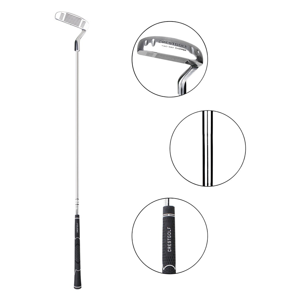 Zinc alloy golf cutting rod golf double-sided cutting Rod beginners digging Rod sand Rod double-sided hitting swing cutting rod