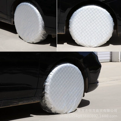4 sets of RV caravan tires dustproof and waterproof cover tire protective cover for 18-29 inches