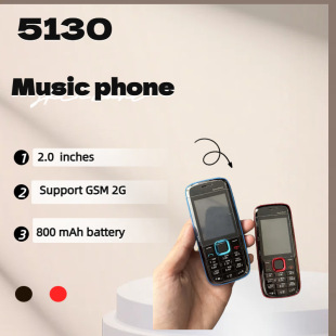 Cross-Border Foreign Trade 5130 Mobile Non-Smart Button Straight Phone for Students and the Elderly