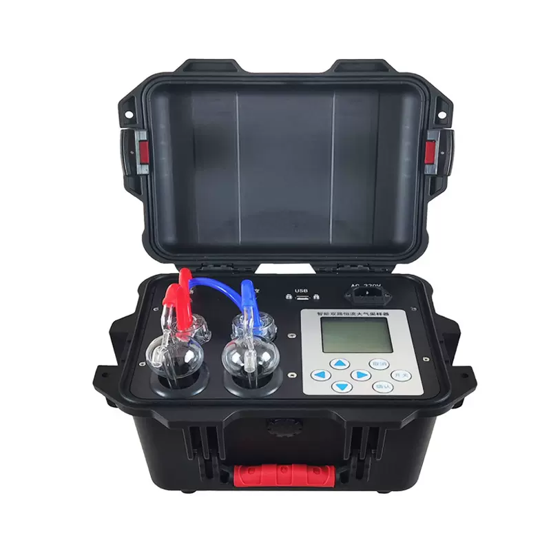 便携式双路大气采样器手提式恒流采样器室内采样器环境大气采样仪