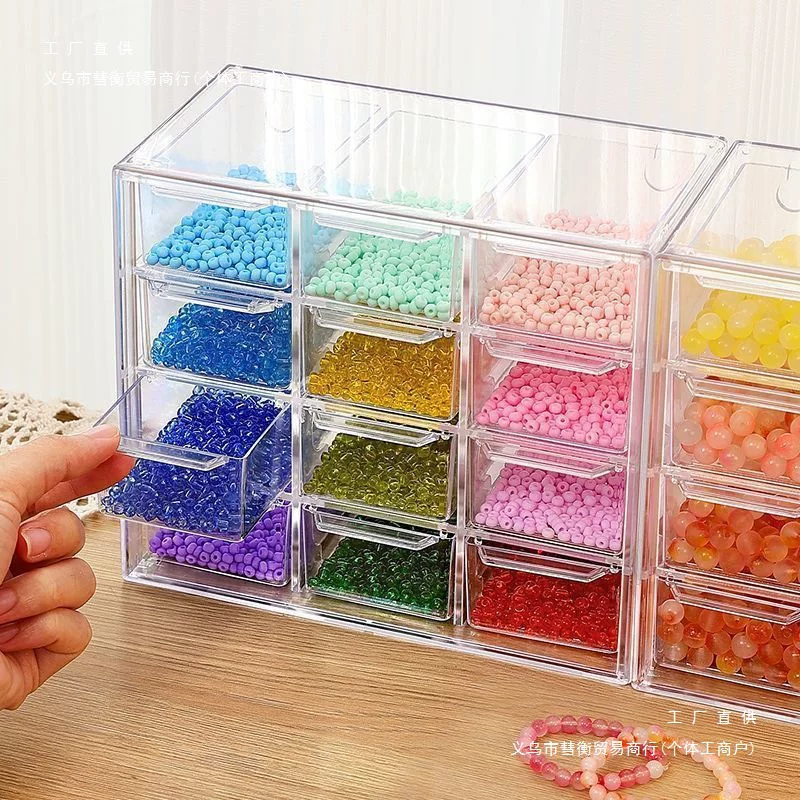 Storage box, bracelet, beads, transparent storage system