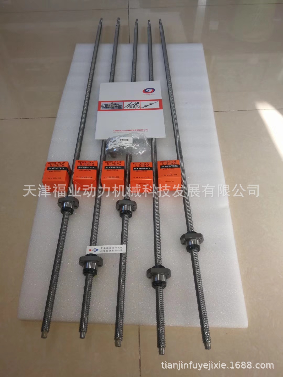 TBI静音滚珠丝杆DFS4020-2.8双螺母型-福业轴承