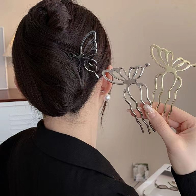気質U字型ヘアピン、パールヘアピン、ヘアピン、ボールヘッド固定コーム、ヘアピン、新しい中国風ヘアピン、ヘアアクセサリー|undefined