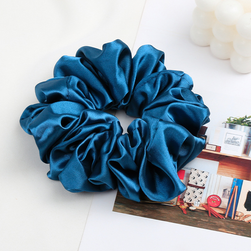 Simple Style Solid Color Cloth Hair Tie display picture 16