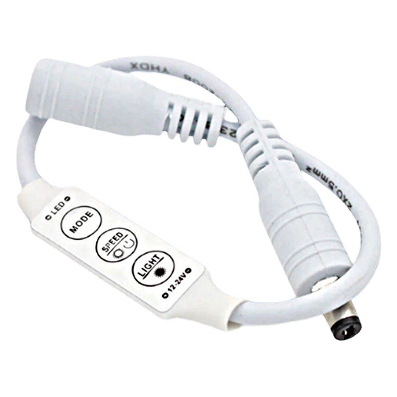 Фабрика Haoxin Mini Ручная трехклавишная монохромная лампа постоянного тока Монохромная ключевая тюнинговая лампа с контроллером