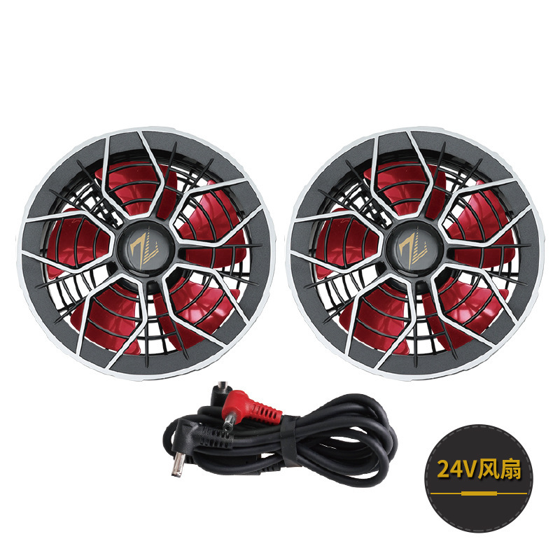 空調服 12V メカファン 高電流冷却 長時間持続 強力 超長寿命リチウム電池 2025年新型モデル|undefined