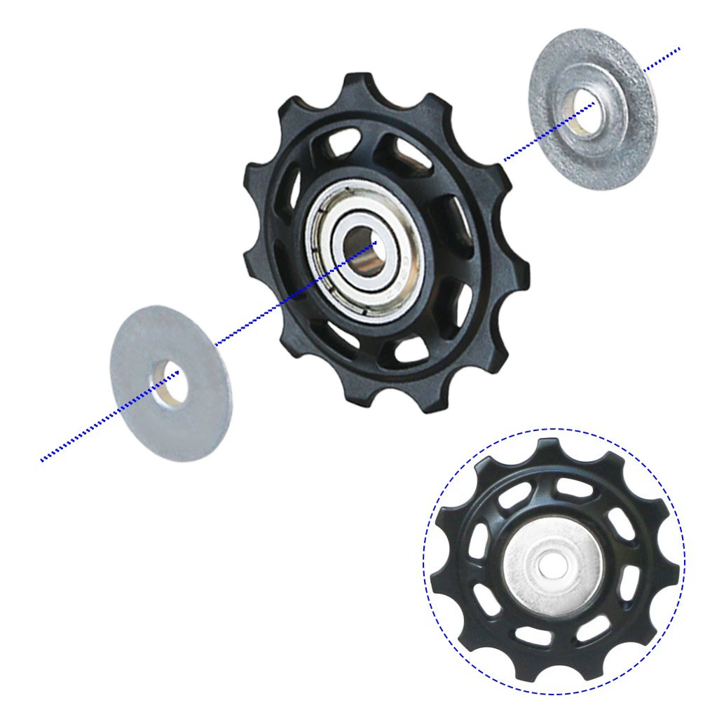 Горный велосипед задняя тяга 11T направляющее колесо шоссейный велосипед 13T направляющее колесо с переменной скоростью 12T Натяжное колесо 14T трансмиссия