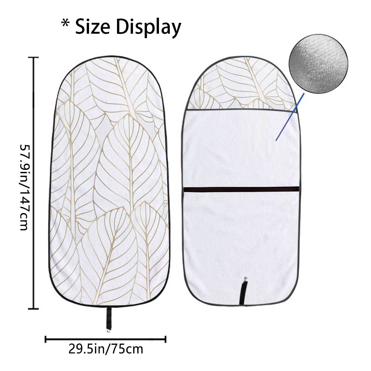 Car seat towel cover front seat protector suitable for gym and exercise, universal for all seasons, car use 132