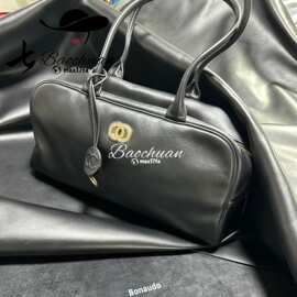 26S长手柄保龄球包Luxury Calfskin Underarm Bag Handbag跨境
