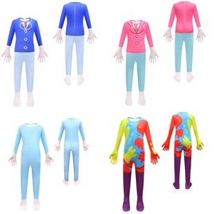 Halloween Christmas Eve Cosplay Labubu One-Piece Bodysuit 3D Digital Printing Costume