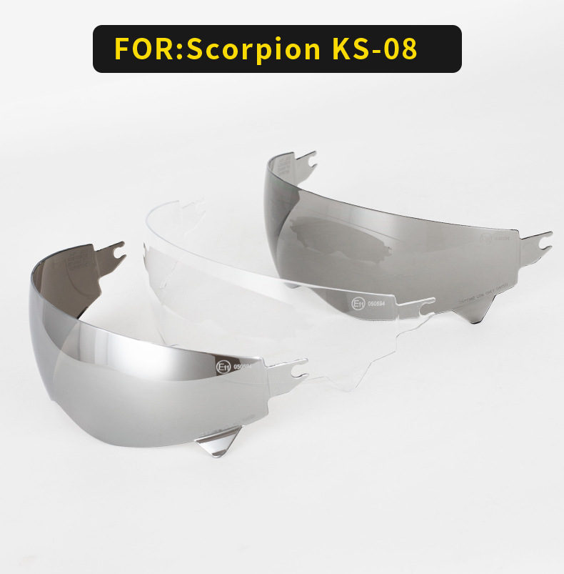 Motorcycle Helmet Visor for KS08 Retro Helmet UV Protection