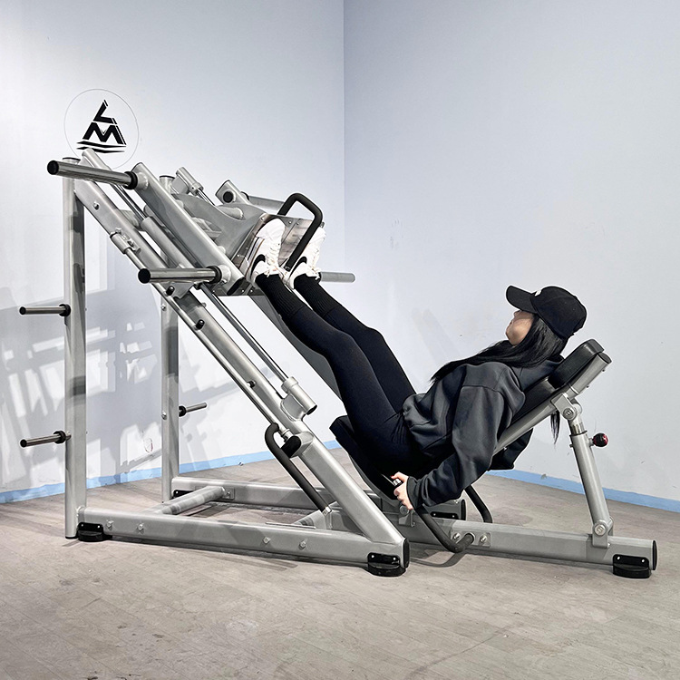 Entrenador de flexión de piernas transfronterizas para gimnasio multifuncional de gran tamaño comercial de pedal inverso hacker todo en uno máquina de cuclillas