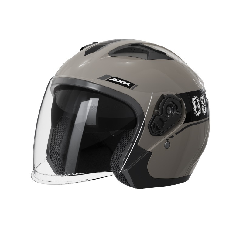 Nuevo casco de motocicleta eléctrica certificado por la norma nacional 3C hombre caliente invierno medio casco coche de batería casco de seguridad para mujeres cuatro estaciones