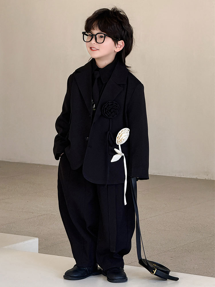 Костюм мальчика цветочника, весенний классический костюм, платье, тренд сезона, оверсайз