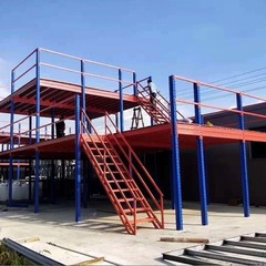 大型屋根裏棚工場貨物屋根裏プラットフォームスポット大倉庫多層卸売り大型倉庫棚