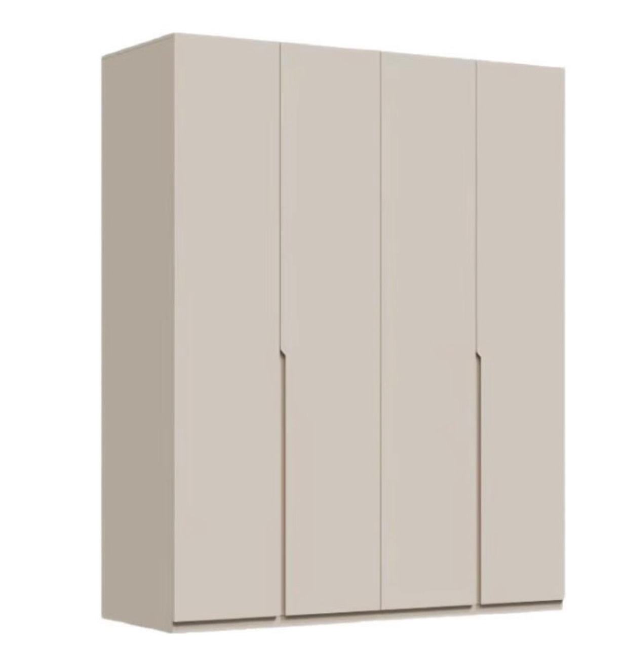 Handle-Free Minimalist Style Large Wardrobe with Flat Opening Doors