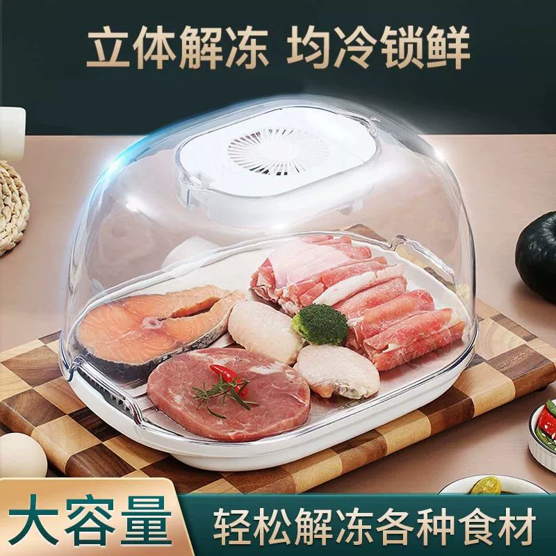 Fresh-keeping three-dimensional thawing machine, fully automatic, multi-functional household fast steak black technology thawing artifact 2024 new model