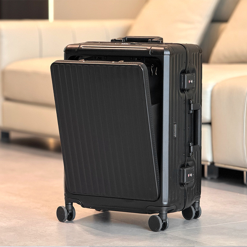 Roaming Roaming K8 Business Trip Suitcase Multi-Functional Open Trolley Case 20inch Boarding 24 Men and Women