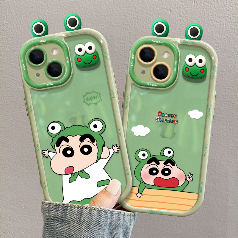 Suitable for Apple 17 Pro Max Phone Case, Phone 15 Three-Dimensional Cute Frog Doll, Anti-Drop 16/14 Couple 13 Suitable for Apple 17 Pro Max Phone Case, Phone 15 Three-Dimensional Cute Frog Doll, Anti-Drop 16/14 Couple 13