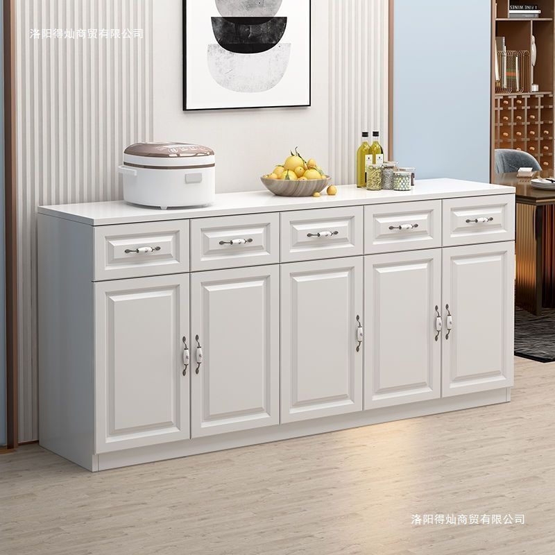 Solid Wood Sideboard Multi-Functional Home Living Room Storage Tea Cabinet Wooden Storage Cabinet Wall Cabinet