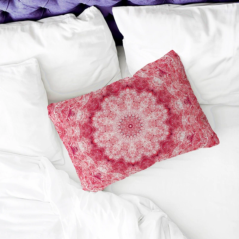 Decorative Pillowcase, 100% Polyester, Soft Printed Cover, Sizes 30×50 / 45×45 / 50×50