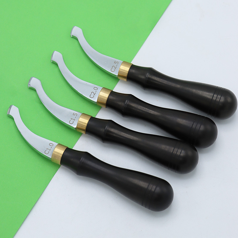 トランペットDIY手作り革具エッジ器浅溝エッジ器1.0/1.5/2.0/2.5mm革エッジ器|undefined
