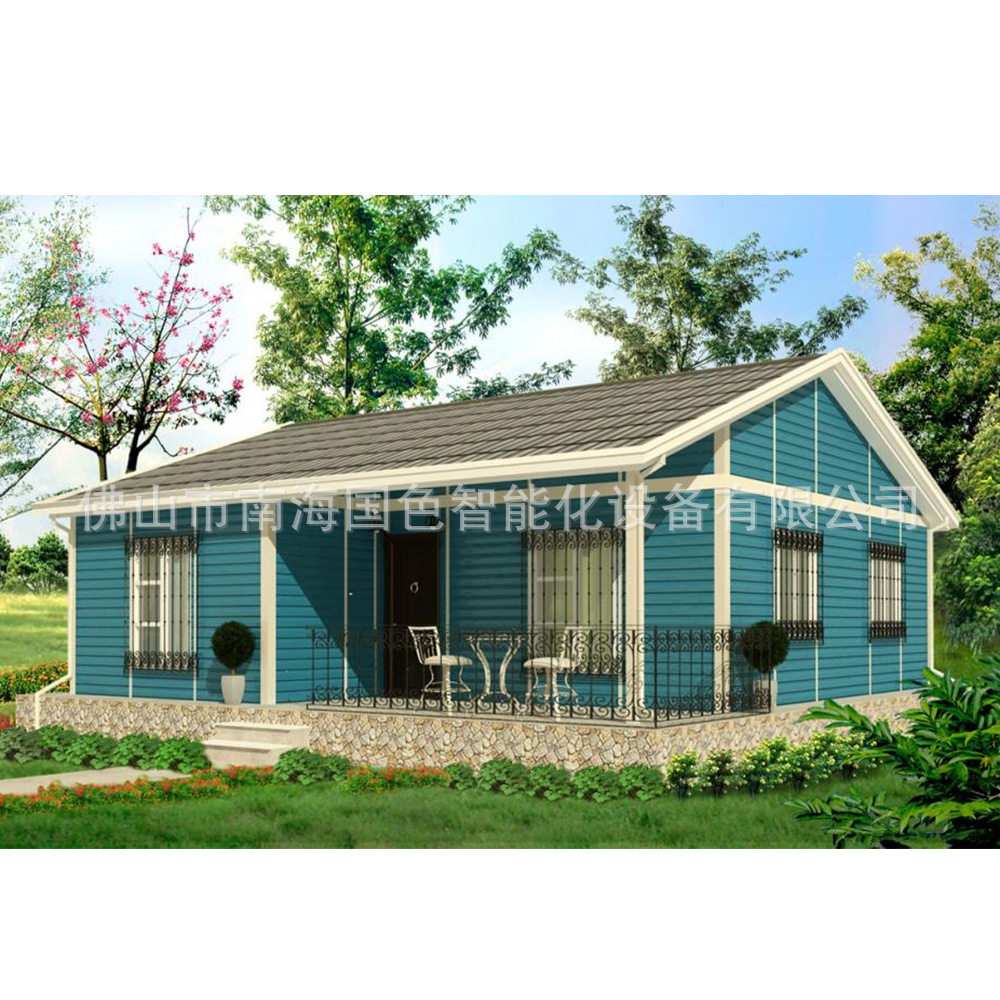 Red creativa de Internet Casa de vacaciones de acero ligero Madera anticorrosiva Triángulo Casa de madera Área escénica al aire libre Casa de campamento móvil