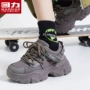 回力厚底增高新款女鞋