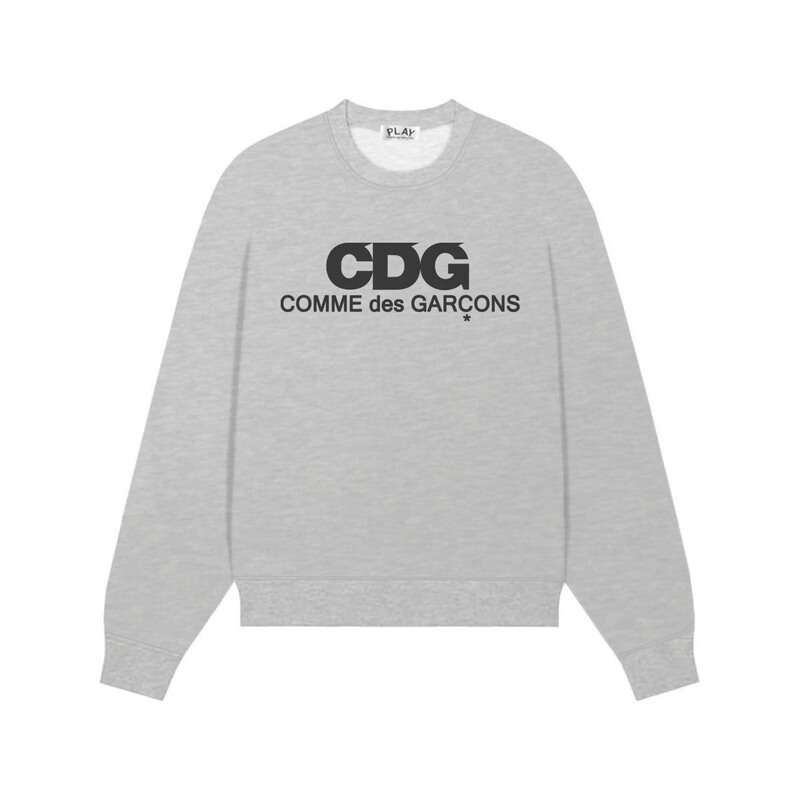 Comme des Garcons川久PLAY刺绣爱心秋冬季长袖圆领毛圈卫衣 男女|undefined