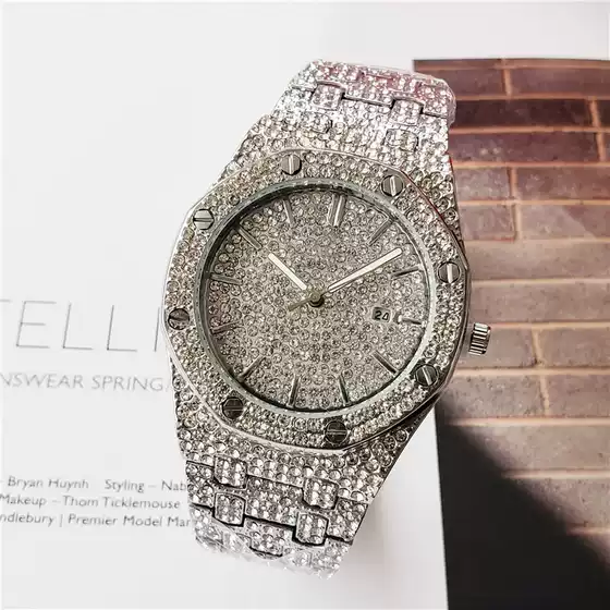 2023 Geneva Designer Watches Men's Brand Fashion Full Diamond Aa Watch Manufacturer Wholesale Wristwatches