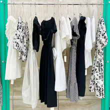 十三行夏季新款韩版甜美清新雪纺连衣裙设计感高级女装批发货源