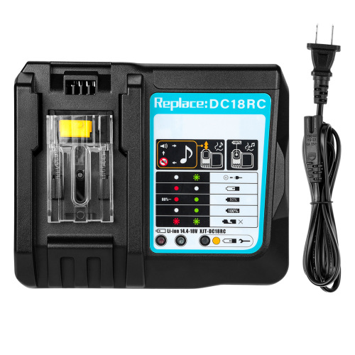Replace Makita 14.4V-18V DC18RA DC18RC Cordless Power Tool Battery Charger