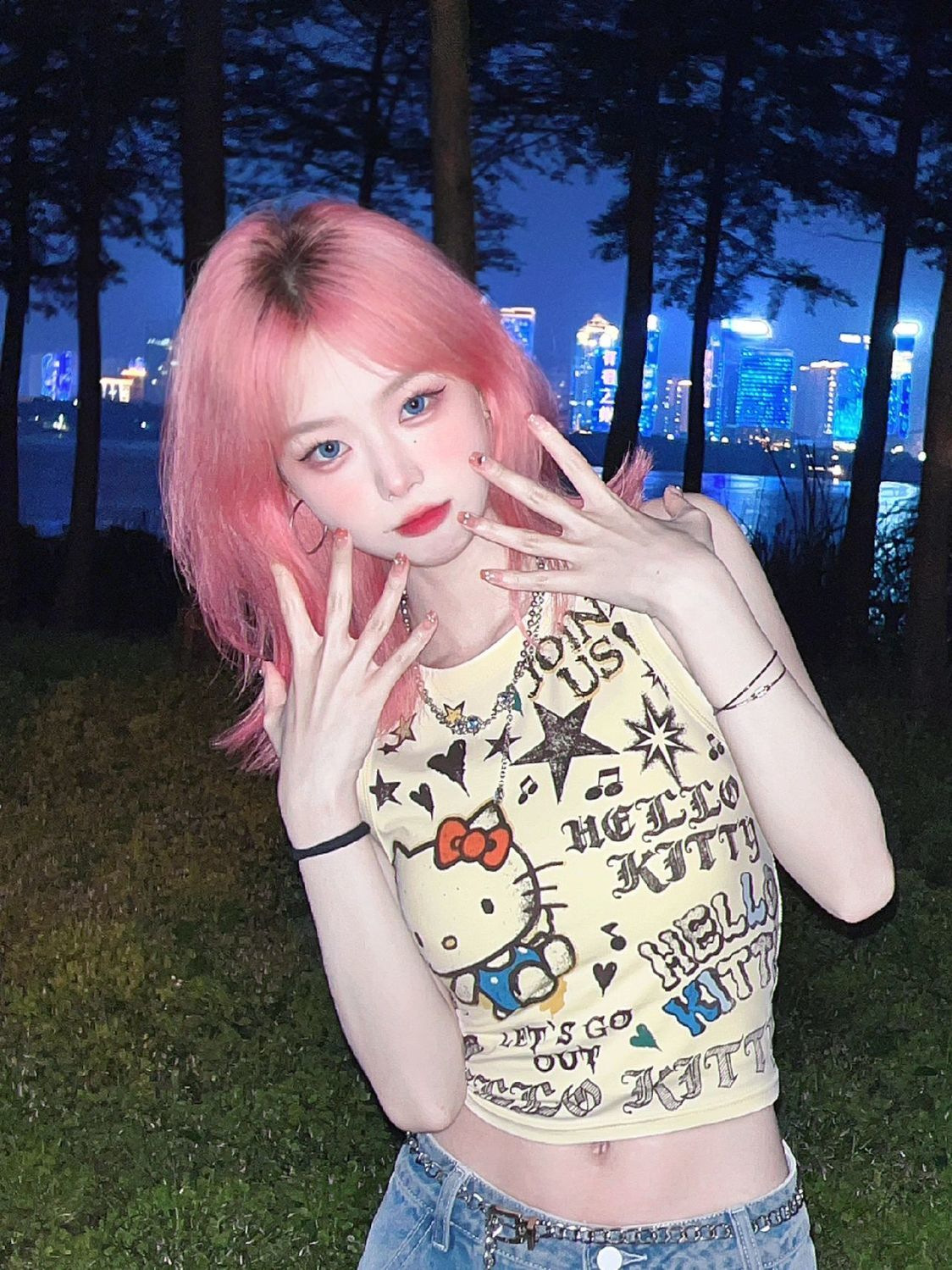 Kitty Cat Crop Top Image 1