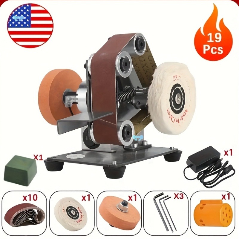 Electric Mini Belt Sander diy Multifunctional Polishing跨境